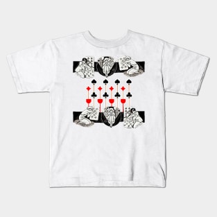 Luck Unlucky cards in the roulette girls game Kids T-Shirt